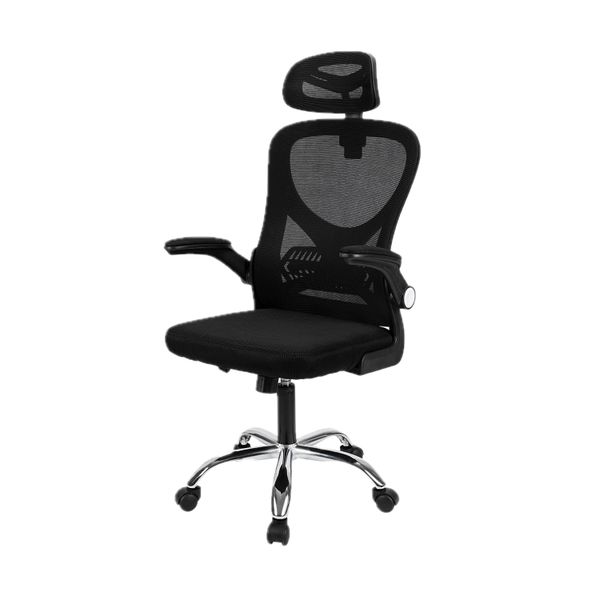Deli Multifunction Ergonomic Office Chair with Arm Rest black