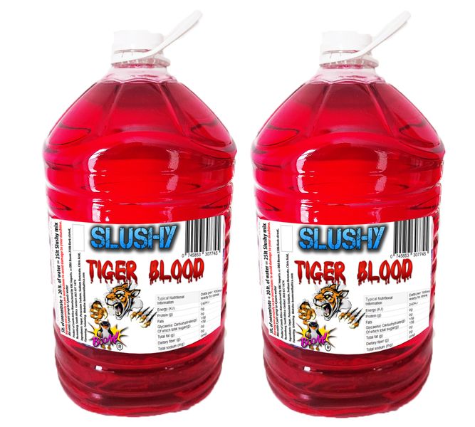 2X5Lt Slush Concentrate - Tiger Blood image