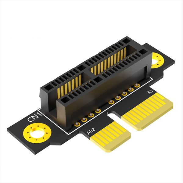 Pci-E 1 x 3.0 90Degree Reverse Male To Female Riser Card for 1U Server