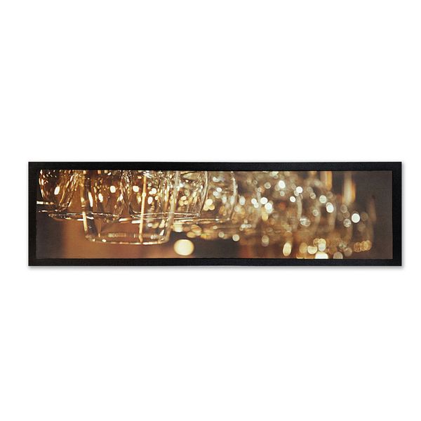 Hanging Glasses Bar Mat