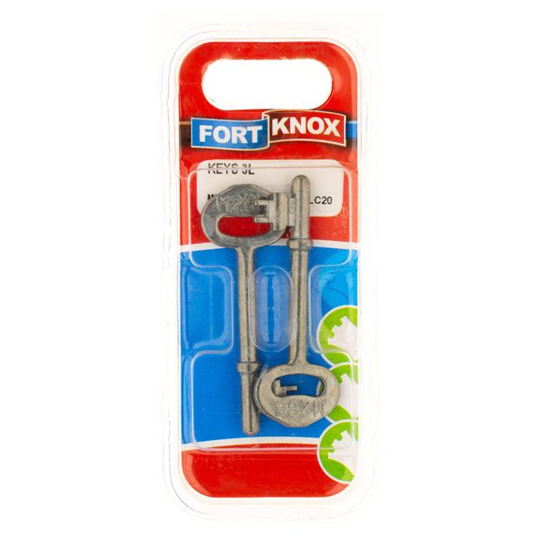 FORT KNOX 3-Lever Keys Number: MB28 Q:2 FLC20