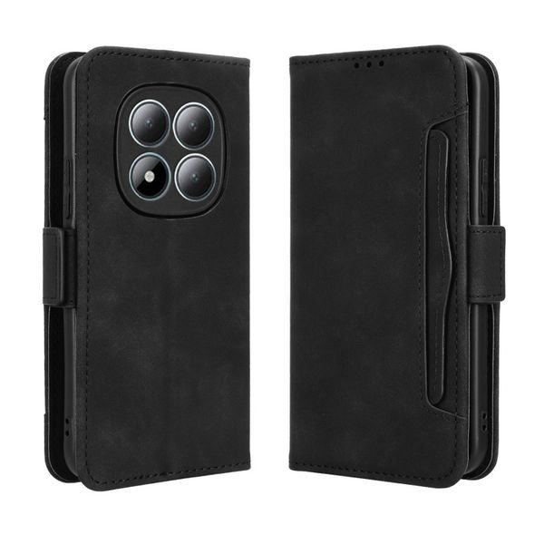 Multi Card Groove Leather Cover Compatible with Redmi Note 12 Pro Plus 5G
