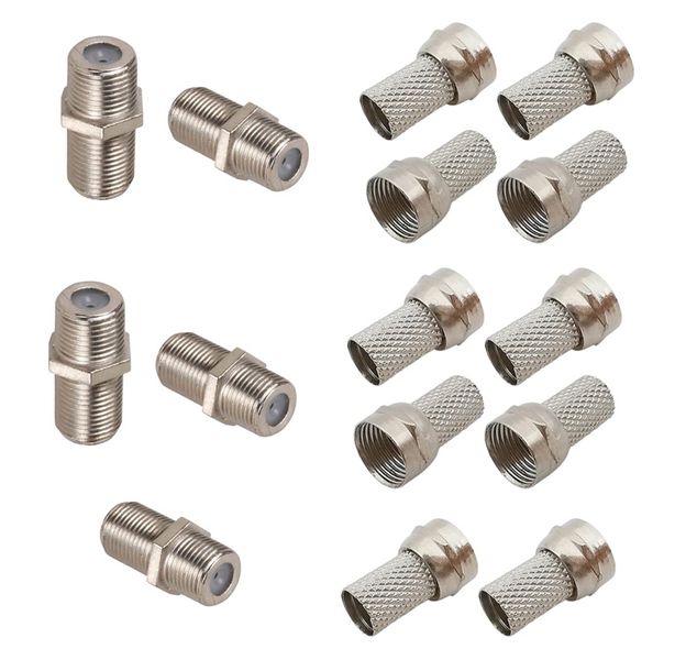 SiRCONY (2 PACK) or (5 PACK) F-Type COAX connector set