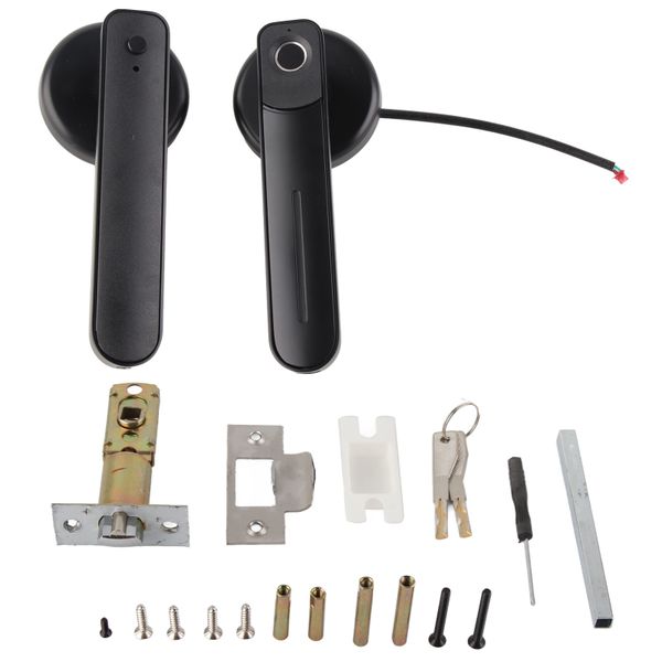 Smart fingerprint door handle