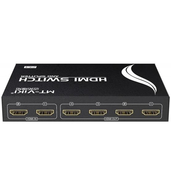 MT-Viki 2 in 4 out HDMI Switch and Splitter