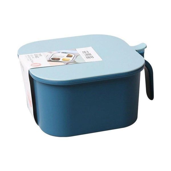 Multifunctional Seasoning Box With 4 Compartments - Green