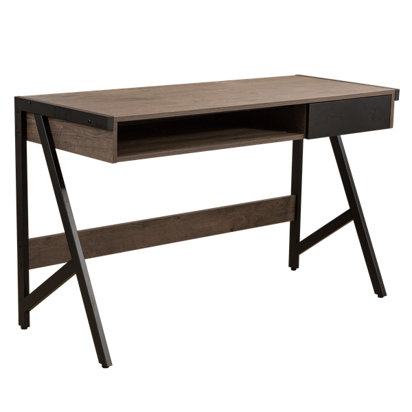 Everfurn Calantra Office Desk with Drawers and Storage Compartment