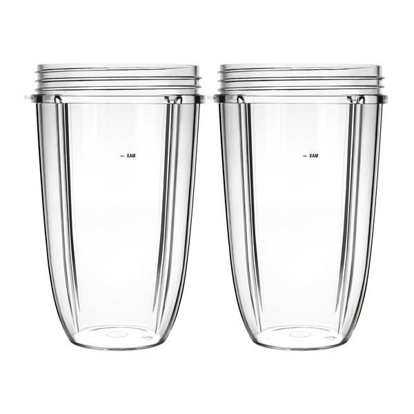 Tall Replacement Nutribullet cup (710ml) works with 600W and 900W - 2 Pack