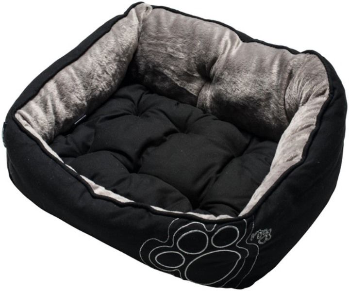 Rogz - Dog Bed 430mm x 300mm 185mm - Black Paw