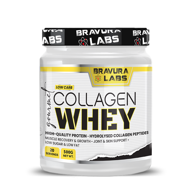 Bravura Labs Gourmet Collagen Whey - Banana Split - 500g