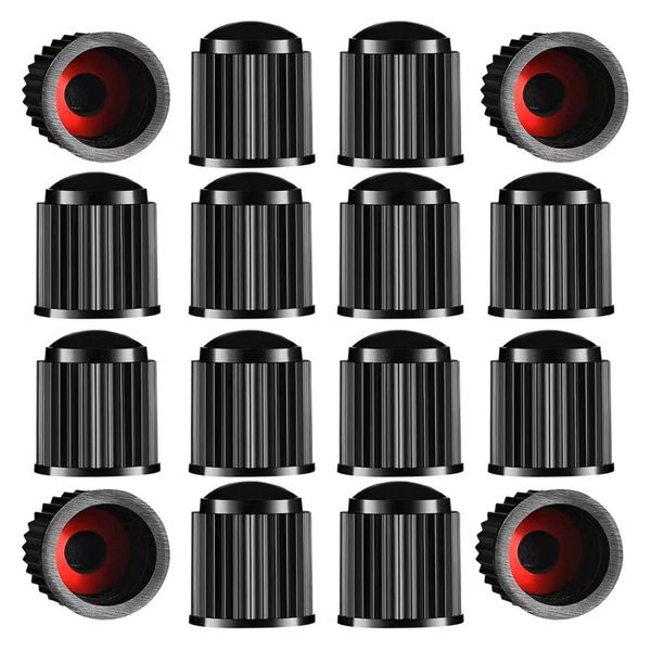 QYNIAL Tire Valve Stem Caps the Upgraded Version has a Sealing Ring 16 Pack