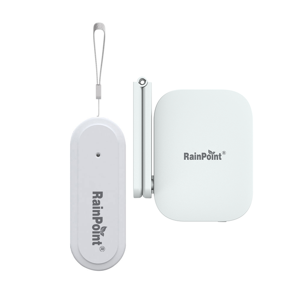 RainPoint Wireless Smart Wi-Fi Temperature &amp; Humidity Meter + Wi-Fi Hub