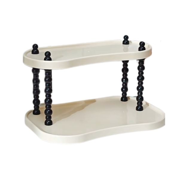 2 Tier Decorative Cups Cosmetic Stand