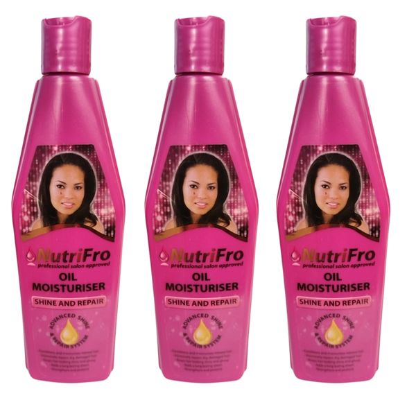 NutriFro - Oil Moisturiser - Shine and Repair - 300ml Pack of 3