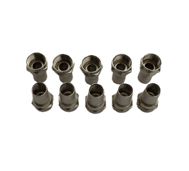 SiRCONY F Connector twist-on type - 10pcs Pack