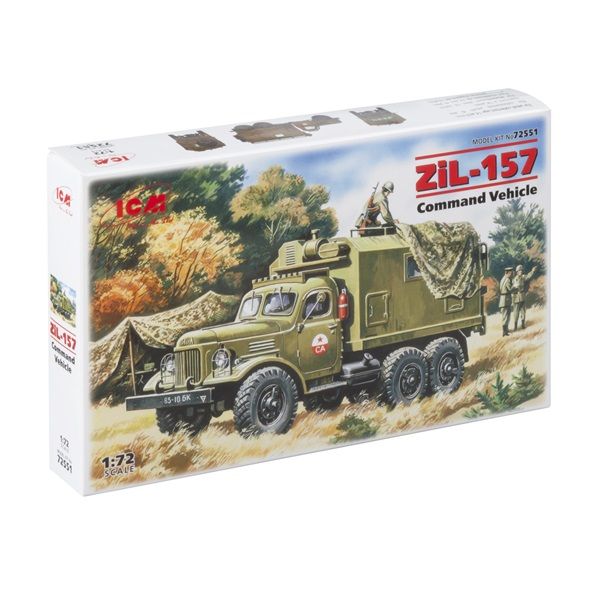 ICM72551 1/72 Zil-157 Soviet Plastic Kit
