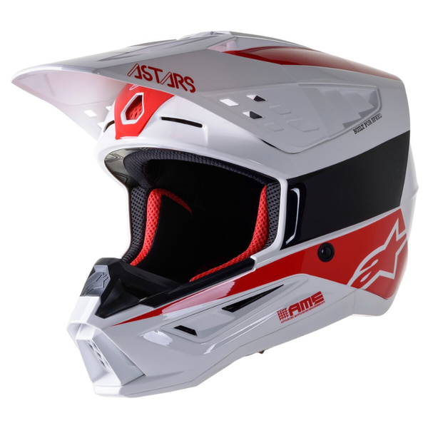 Alpinestars - S-M5 Bond Helmet - White/Red