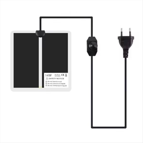 Adjustable Temperature Controller Mats Supplies Eu Plug 14W