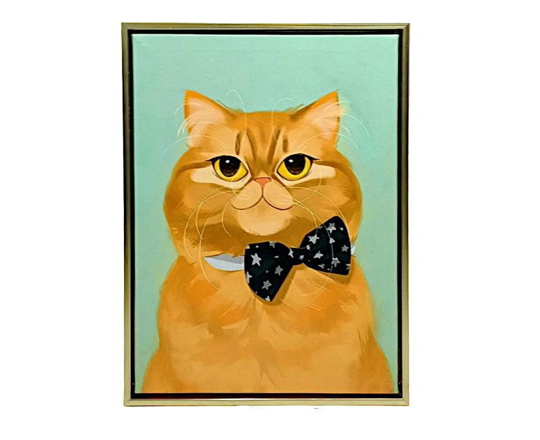 Cute Cat Wall Art 30cm x 40cm Shop Today. Get it Tomorrow