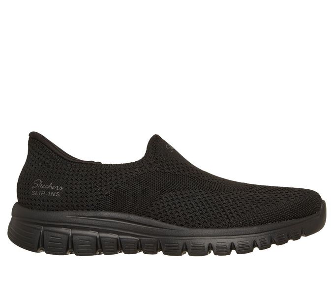 Skechers Womans Graceful Sneaker - Black