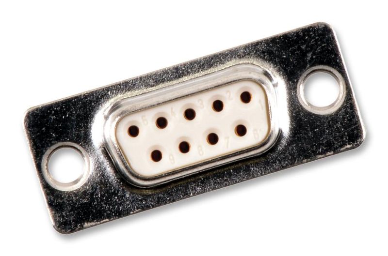 Molex (172704-0163) D Sub Connector, DB9, Standard, Receptacle, 9 Contacts