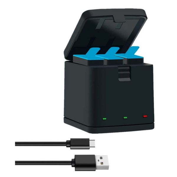 3-Way Fireproof Charger Case Compatible With Hero 9/10/11