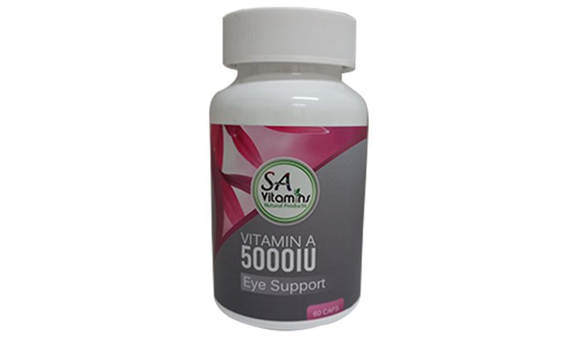 SA Vitamins - Vitamin A 5000iu 60 Capsules