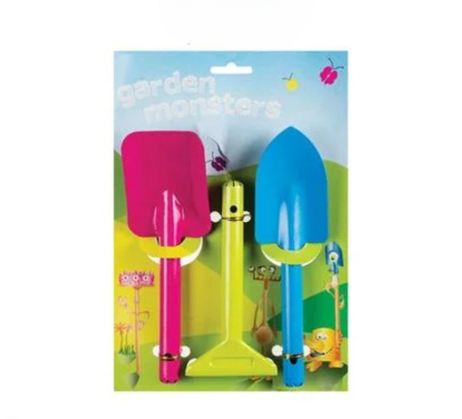 Garden Buddy 3-Piece Kids' Tools (200mm) - Fun, Safe Gardening for Children