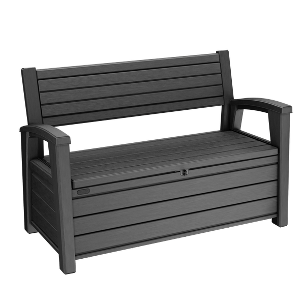 Keter Hudson Storage Bench Graphite 277L