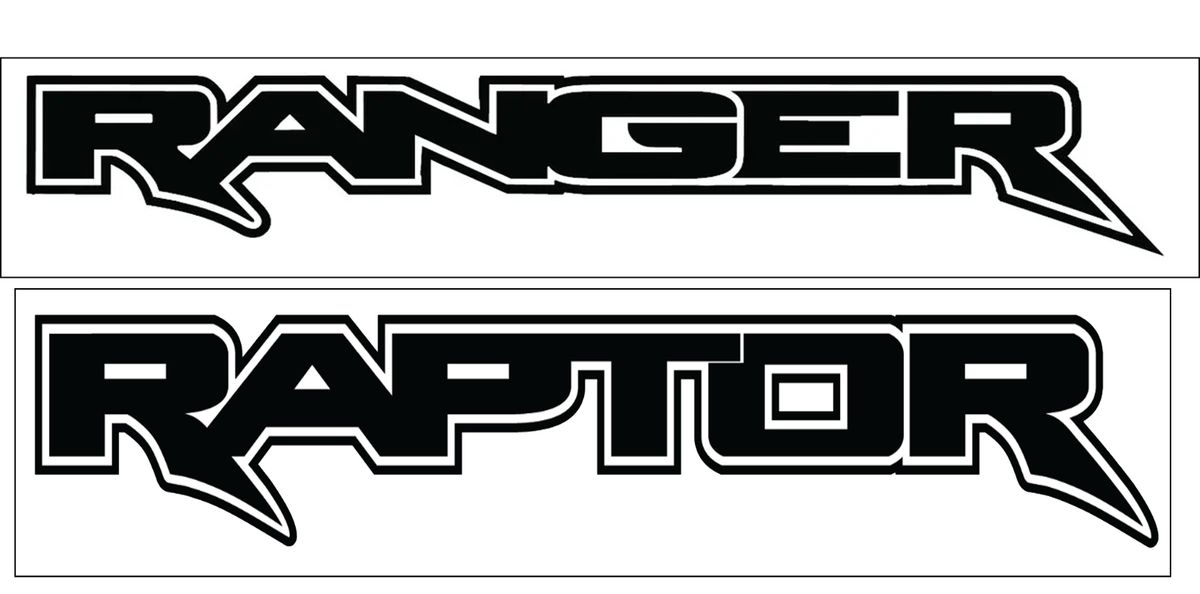 Ford ranger Vinyl Sticker-540mm (2 Pack) | Shop Today. Get it Tomorrow ...
