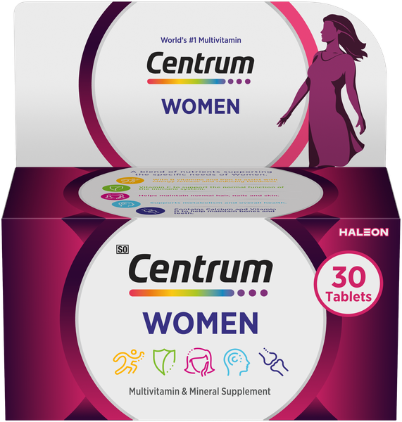 Centrum Women Multivitamin 30 Tablets