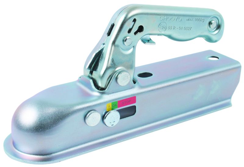 Brakeless Tow Coupling Mounting - 750kg Capacity - 60mm Width - E-Marked