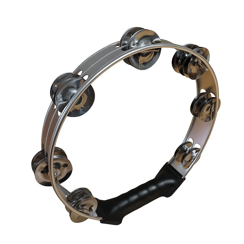 BK 10" Double Row Aluminum Tambourine