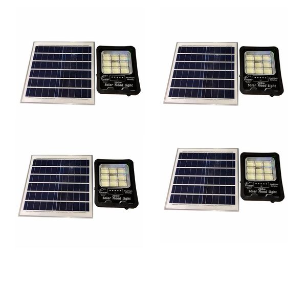 Super Bright 200W LED Solar Flood Lights FS-GT77 With Remote - Pack of 2