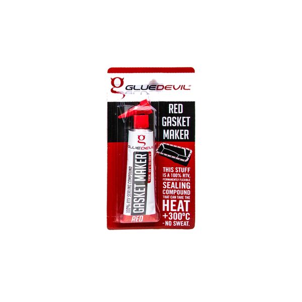 Glue Devil - Silicone - Gasket - Rtv - Red - Tube - 70ml - 2 Pack