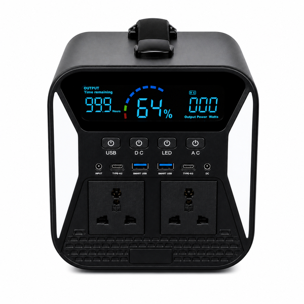 1000W Portable Power Station - 896Wh Loadshedding Backup Battery