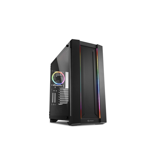 Sharkoon Tempered Glass Midi Case - CA200M RGB Extended ATX Tempered Glass
