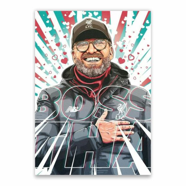 Jurgen Klopp Boss Tha Poster - A1