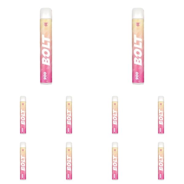 Bolt MMF 900 Puffs Disposable Vapes 50MG - Strawberry Litchi (Pack of 5)