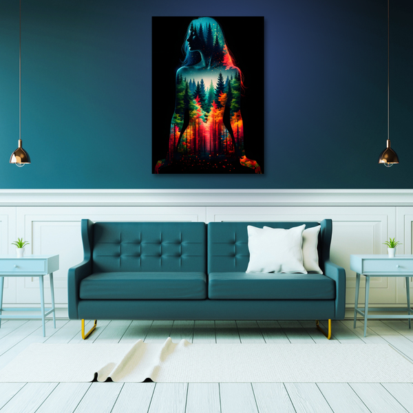 Canvas Wall Art Decor - Lady Pine Artwork