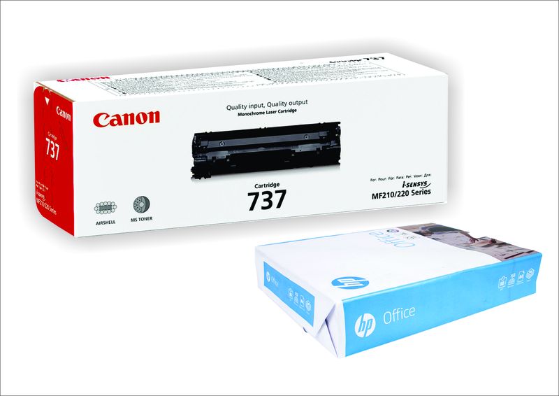 canon 737 Toner and Paper Bundle