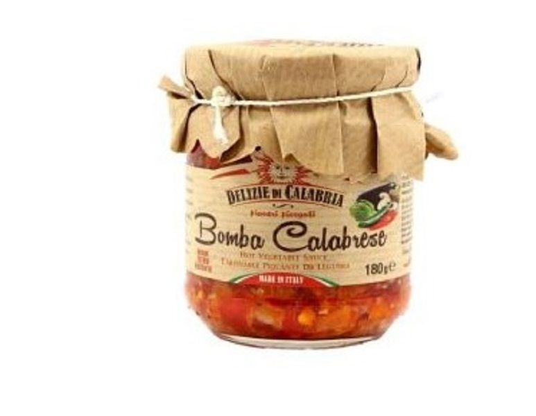 DELIZIE DI CALABRIA - Love's Bomb Hot Chilli Vegetable Sauce 180g
