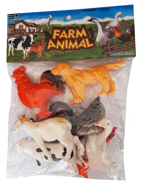 6 Piece Farm Animals