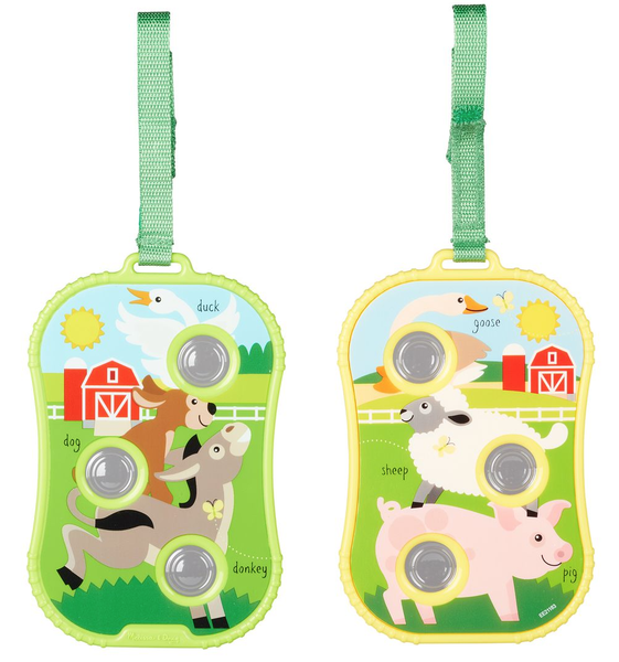 Melissa &amp; Doug Poke-A-Dot Tag-Alongs - Farm