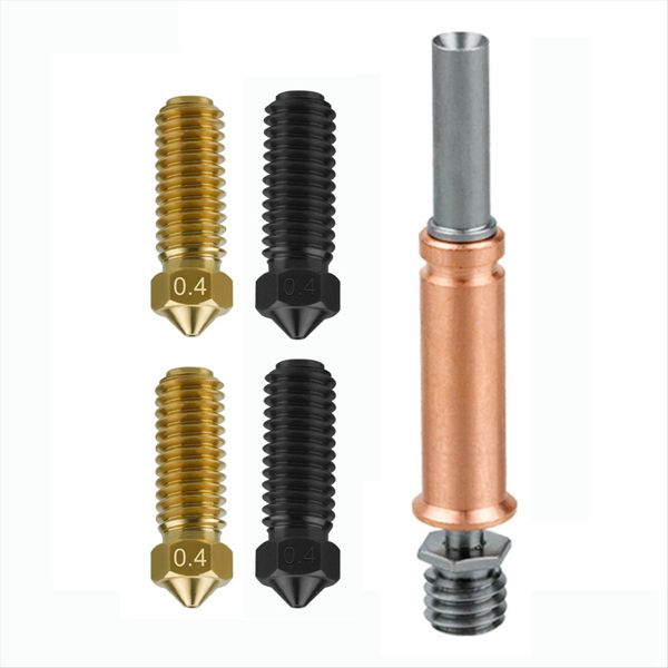 for Anycubic Kobra 3 Bimetal Heat Break Brass Nozzle Compatible with None
