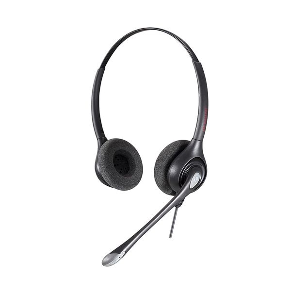 Calltel HW361N Stereo-Ear Headset - Noise-Cancelling Mi