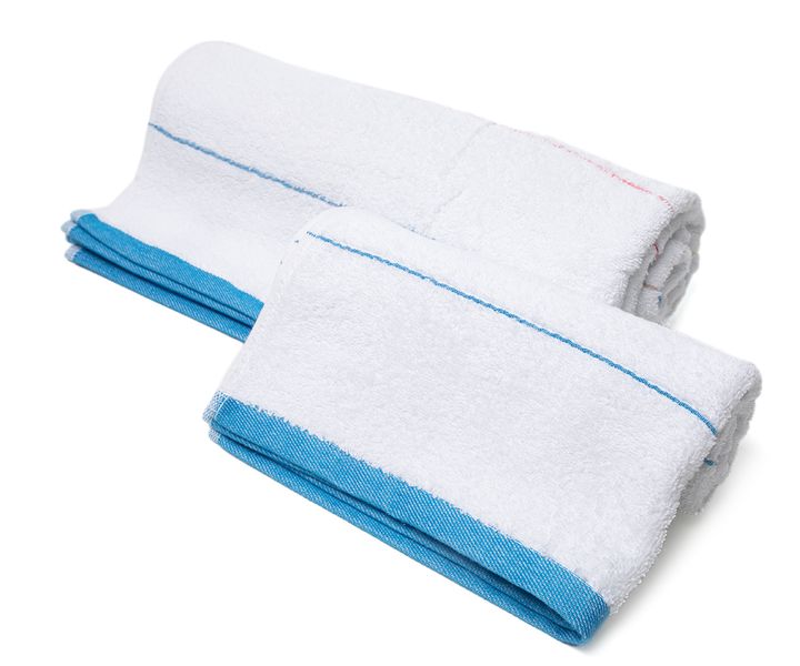 Essentials - 450gsm Rainbow Stripe Woven 2 Piece Towel Set