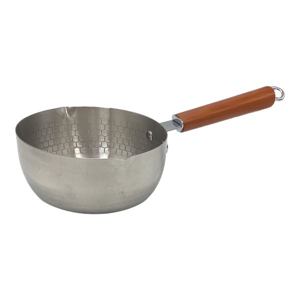 Saucepan 18x8cm Wooden Handle - Crockery Centre