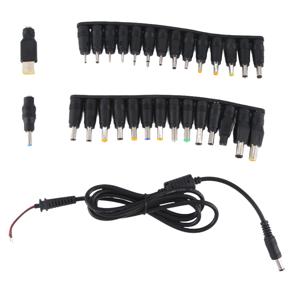 31Pcs AC DC Charger Connectors Laptop Power Adapter Conversion Head