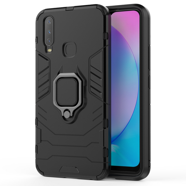 Shockproof Tiger Kickstand Magnetic Ring Case For Vivo V21 VivoV21 5G
